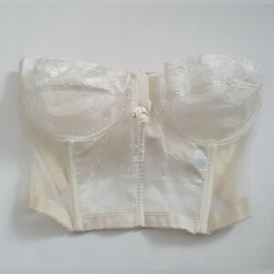 VTG Sheer Lace Bustier 38D